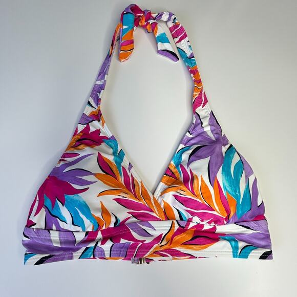 Anne Cole Two Piece Marilyn Printed Halter Bikini Top & Bottom Juniors Small NWT - Picture 3 of 11